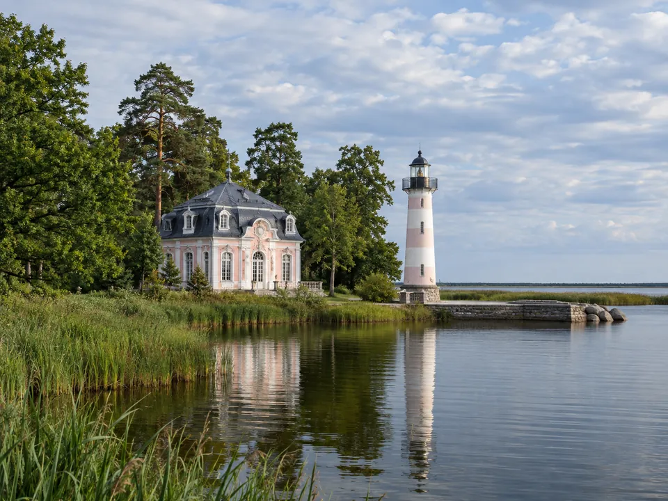 The Fasanenschlösschen, the Little Pheasant Castle in the Moritzburg park